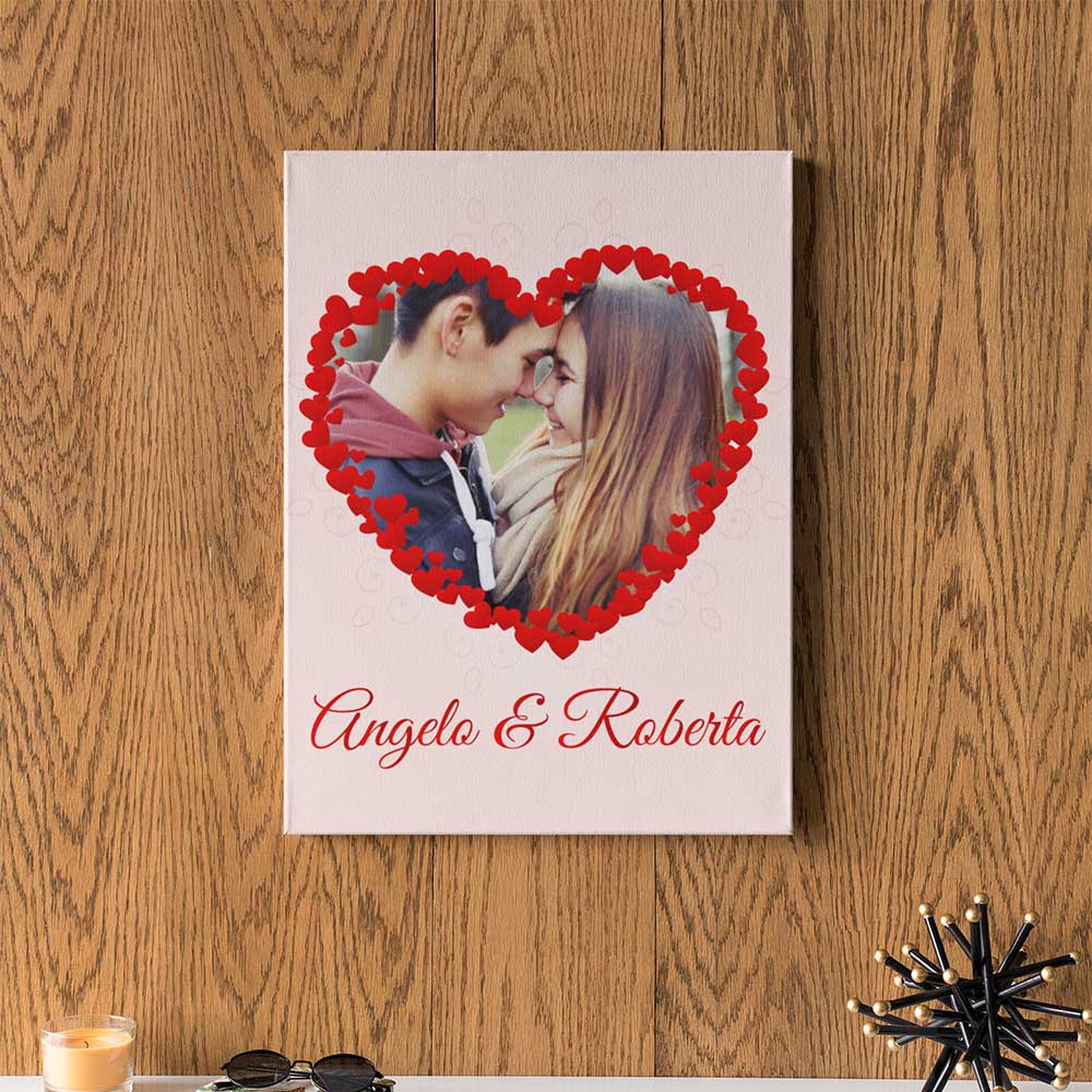 Regali di San Valentino stampa su tela